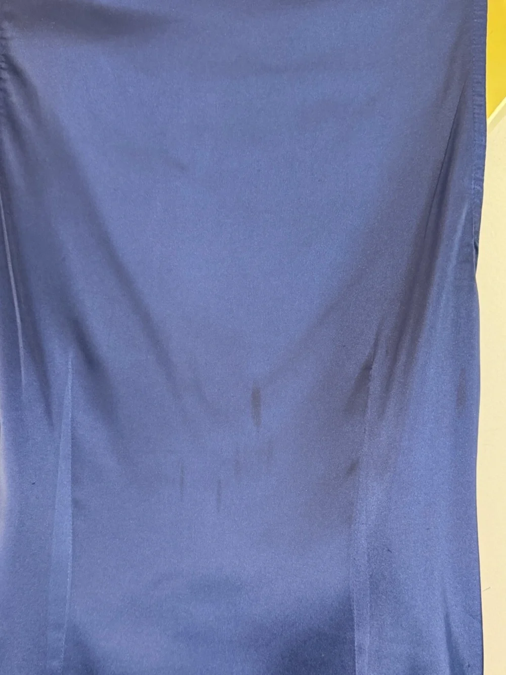 Boston Proper Navy Draped Cowl Neck Sleeveless Blouse - Picture 6 of 7